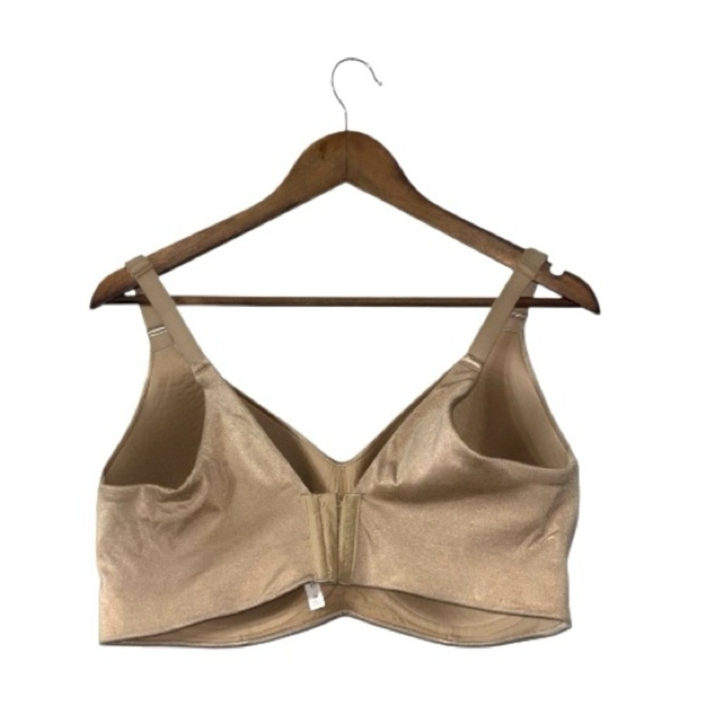 Cacique Lightly Lined No-Wire Bra Tan Nude Comfort T-Shirt Lounge Plus Size 38G - Picture 2 of 4